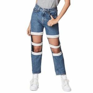 LF’s Carmar Denim Three Zipper Jeans Destroyed